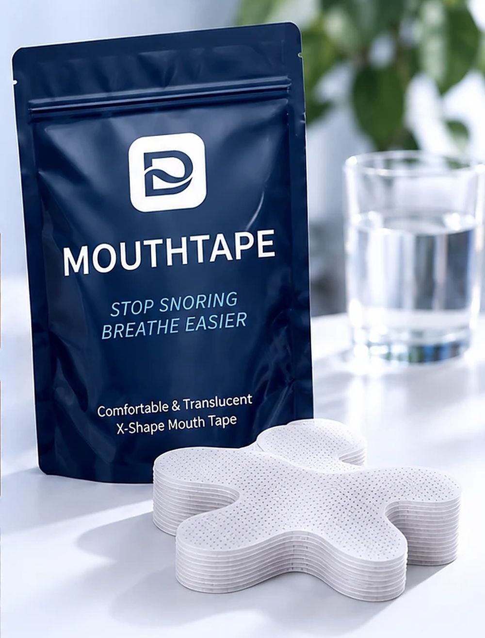 Dream Mouth Tape Beutel und Tapes auf dem Nachttisch